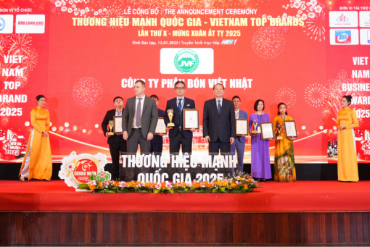 2025 - Viet Nhat JVF Fertilizer proudly receives a "double" prestigious award