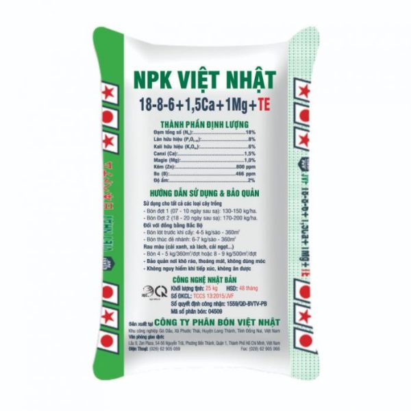 NPK 18-8-6+1,5Ca+1Mg+TE - Ảnh 3