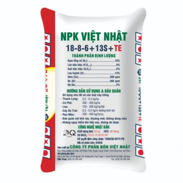 NPK 18-8-6+13S+TE - Ảnh 3