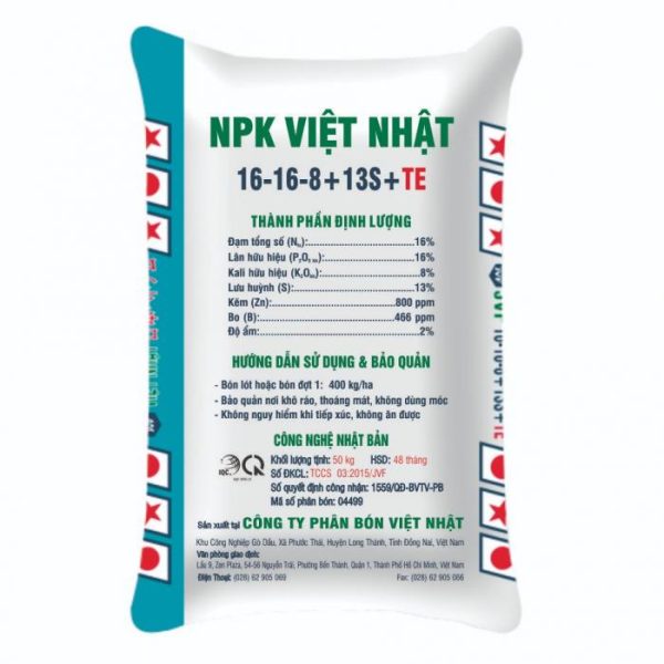 NPK 16-16-8+13S+TE - Ảnh 3