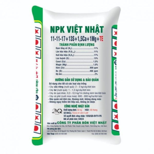 NPK 11-11-17+13S+1,5Ca+1Mg+TE - Ảnh 3