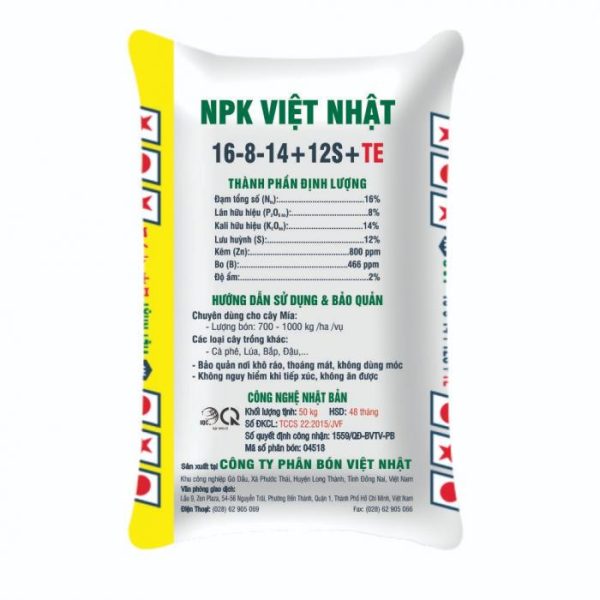 NPK 16-8-14+12S+TE - Ảnh 3